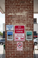 No Overnight Parking - 24x18