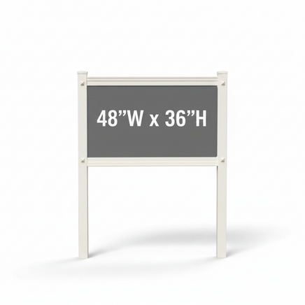 48W x 36H Sign Frame