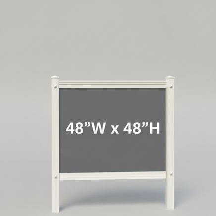 48W x 48H Sign Frame