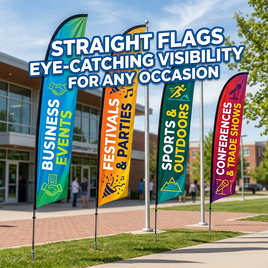 Straight Flags Buy-Rite Feather Flag