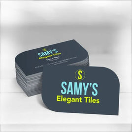 18PT C1S Leaf Business Cards