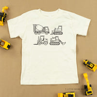 4 Construction Trucks - Child Tee