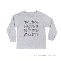 4x4 Zoo Animals - Child Long Sleeve Tee