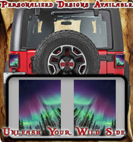 Northern lights taillights cover decal 50