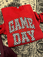 Game Day Red Checkered
