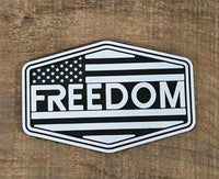 Freedom PVC Hexagon Patches