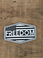 Freedom PVC Hexagon Patches