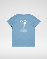 SURFS UP GIRL TEE - CLOUD BLUE