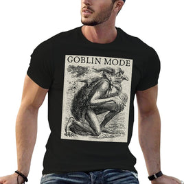 Goblin Mode Goblincore Vintage Aesthetic Funny Off Day Trend  Oversized Silhouette T-Shirt