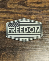 Freedom PVC Hexagon Patches