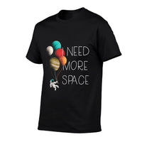 I NEED MORE SPACE Kids Astronaut Balloon Planets Meme  Easy-care T-Shirt