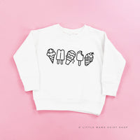 5 ACROSS ICE CREAM - Child Sweater