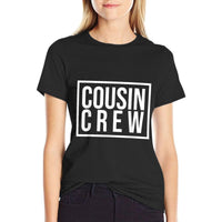 Cousin Crew Kids Women Men Girl Funny Gift  Summer-ready Fabric T-Shirt