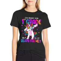 Im Ready For 1st Grade Back To School 1st Grade Girls  Odor-resistant T-Shirt