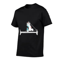 Pilates Unicorn Fitness Exercise Training Meditation  Moisture-wicking T-Shirt