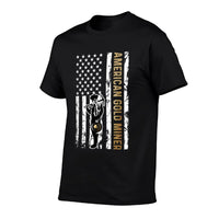 Golden US for American Gold Miner Comfortable T-Shirt