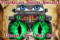 Green cat eyes 69