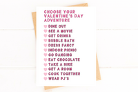Choose Your Own Adventure Valentines Day Card Sweet Funny Card for Valentine's