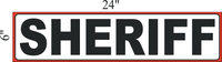 SHERIFF MAGNETIC SIGN 24X6"