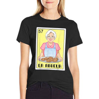 Spanish-Mexican Bingo Funny Gifts for Abuela - La Abuela  Durable T-Shirt