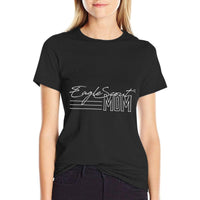 Womens Eagle Scout Mom  Heathered Texture T-Shirt
