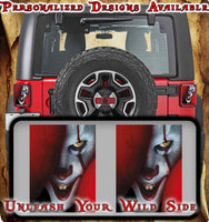 Penny the clown taillights cover decal 72