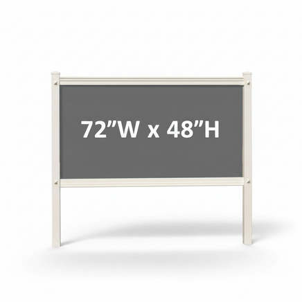 72W x 48H Sign Frame