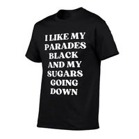 I Like My Parades Black  My Sugars Going Down Funny Emo  Classic T-Shirt