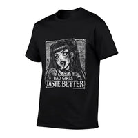 Funny Anime Girls Bad Girls Taste Better  High-quality Stitching T-Shirt