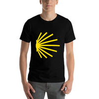 Camino De Santiago Scallop Shell Trail Symbol POCKET PATCH  Quick-drying T-Shirt
