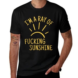 I’m A Ray of F-ing Sunshine Sarcastic Humor Adults Men Women  Affordable Price T-Shirt