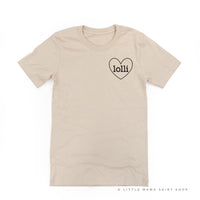 CUSTOM NAME (Heart Around) - PERSONALIZE IT! - Unisex Tee