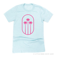 3 PALM TREES IN OVAL - Unisex Tee