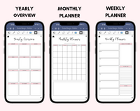 Digital Phone Planner Pink