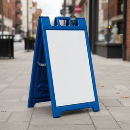 Blue Sandwich Board Blank