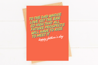 Sweet Father's Day Card for Dad From Daughter or Son