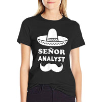 Senior Analyst Pun  Wrinkle-resistant T-Shirt