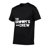 Groomsmen Groom Squat Men Bachelor Supplies Party Wedding  Classic T-Shirt