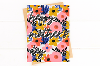 Vibrant Happy Mother's Day Card Floral Mother's Day Card
