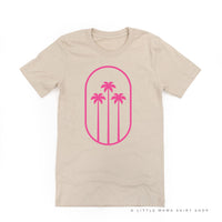 3 PALM TREES IN OVAL - Unisex Tee