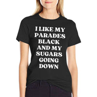 I Like My Parades Black  My Sugars Going Down Funny Emo  Classic T-Shirt
