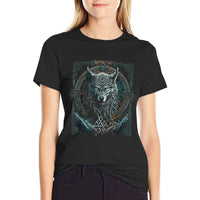 Odins Wolf Northman Valhalla Norse Mythology  Lightweight T-Shirt