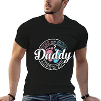 Gender Reveal Dad Daddy To Be Gifts Pink Or Blue Baby Shower  Graphic-printed T-Shirt