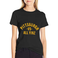 Retro Pittsburgh Vs All Yinz Funny Pittsburghese Souvenir  Tagless Design T-Shirt