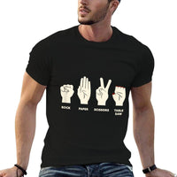 Rock Paper Scissors Table Saw - Funny Carpenter Contractor  Versatile T-Shirt