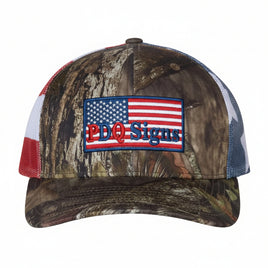 Custom Richardson 112PM Printed Mesh Trucker Cap