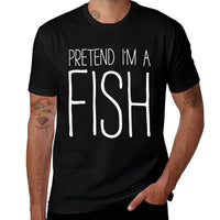 Pretend Im A Fish Adult Kids Men Women Costume  Vintage-inspired T-Shirt