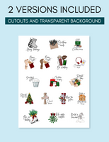Digital Winter Reminder Stickers