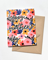 Vibrant Happy Mother's Day Card Floral Mother's Day Card