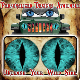 Teal Cat eyes 98